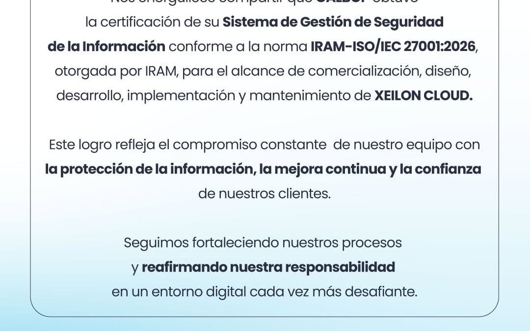 GALBOP obtiene una importante certificación